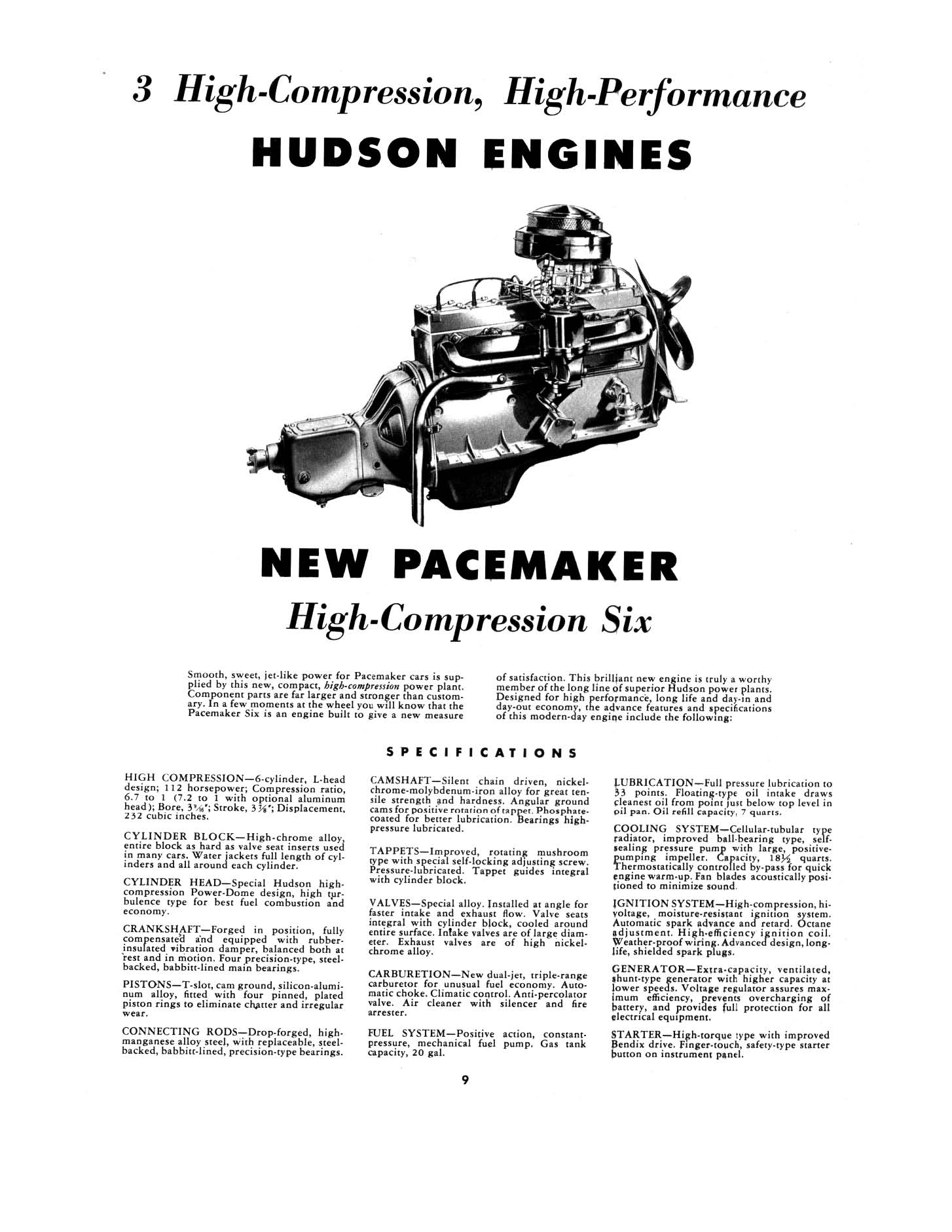 1950 Hudson Sales Booklet Page 8